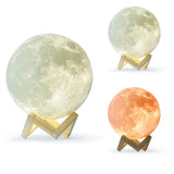3D Light Print Rechargeable Moon Lamp