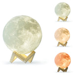 3D Light Print Rechargeable Moon Lamp