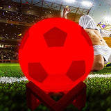 Rechargeable 3D Printing Football Lamp