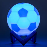 Rechargeable 3D Printing Football Lamp