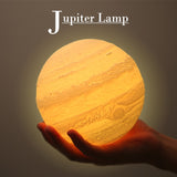 3D Light Print Jupiter Lamp