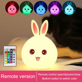 Cute Rabbit Silicone lamp
