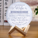 Customized Photo 3D Moon Lamp