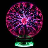 Glass Magic Plasma Ball Light
